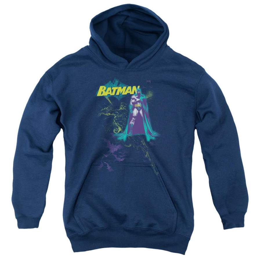 Batman – Bat Spray Youth Pull Over Hoodie