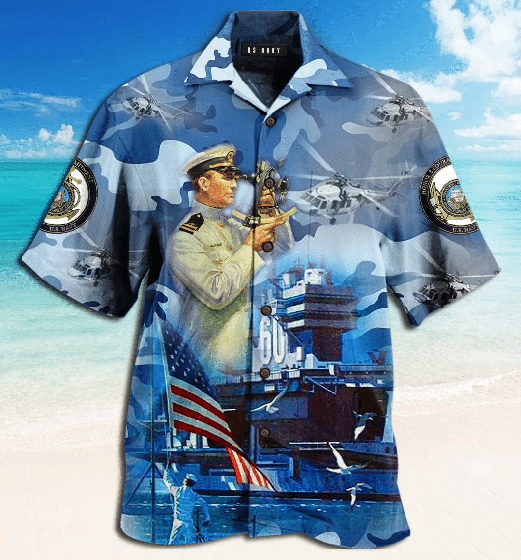 We Own The Sea Us Navy Hawaii Shirt Unisex Adult Ha7240