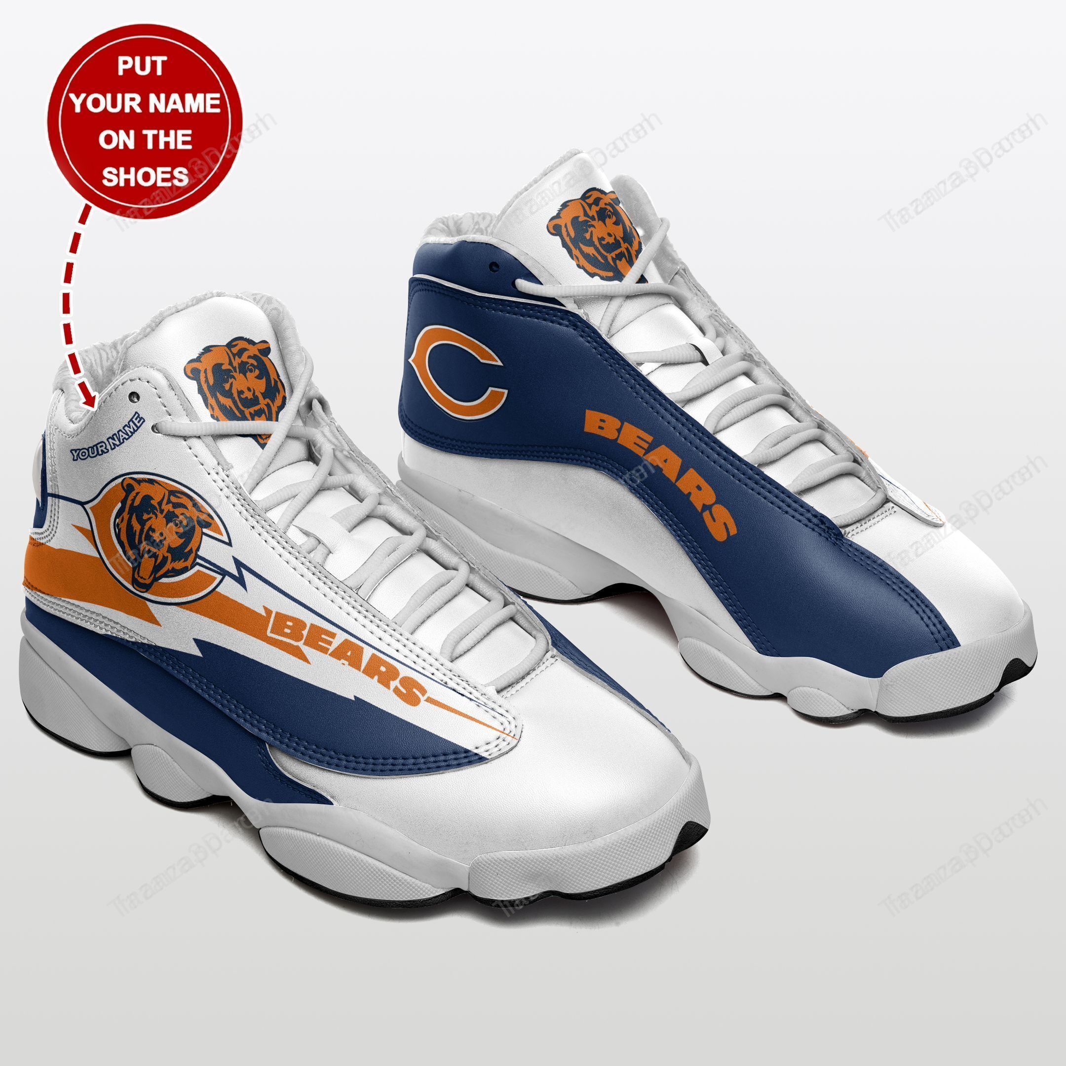 Chicago Bears Personalized Air Jd13 Sneakers 550