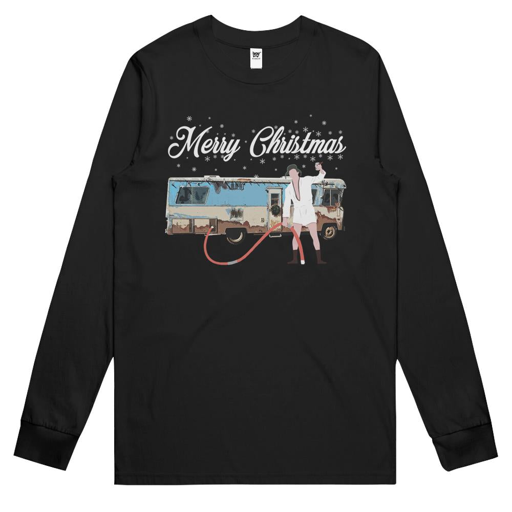 Cousin Eddie, Shitter Was Full Long Sleeve T Shirts