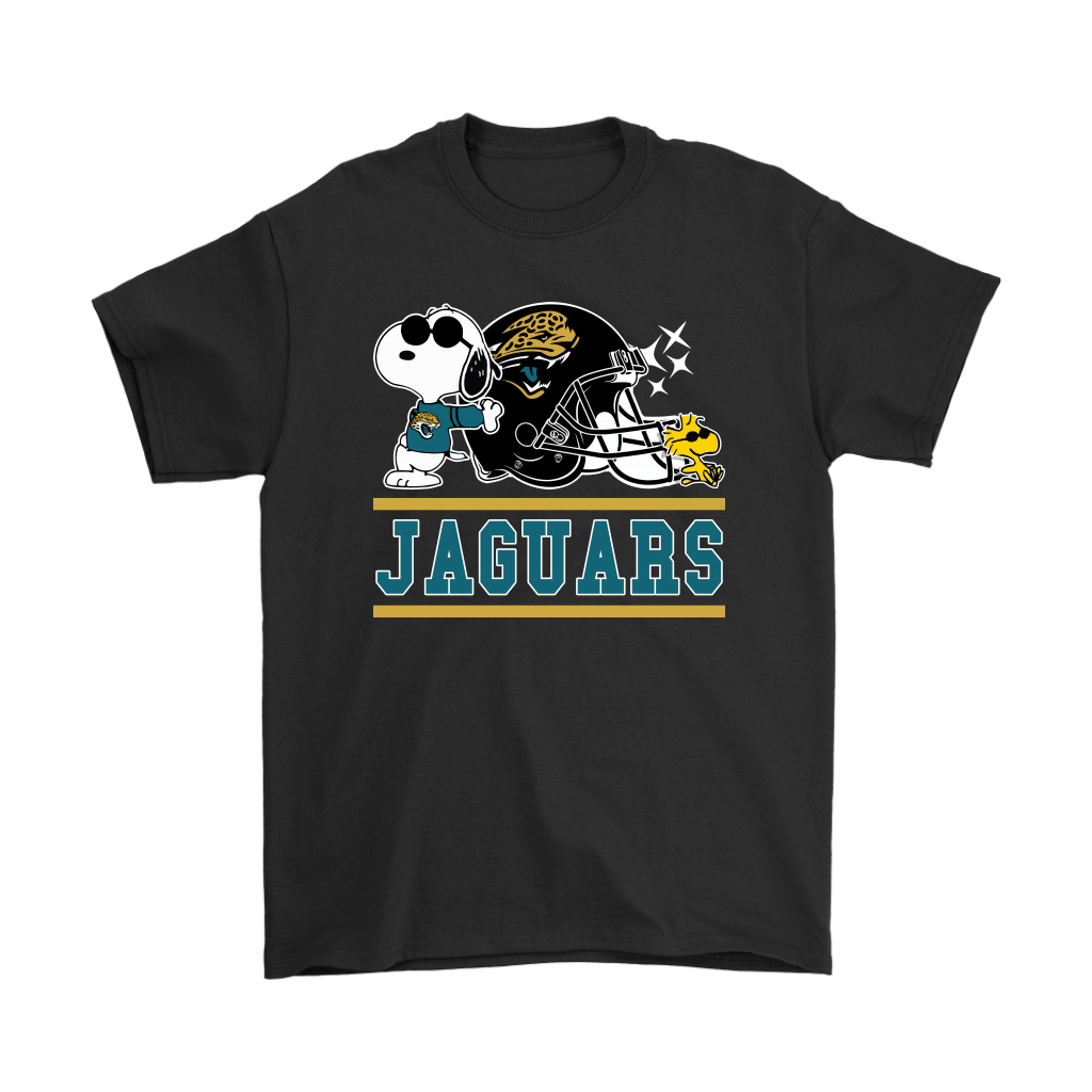 Shop The Jacksonville Jaguars Joe Cool And Woodstock Snoopy Mashup Shirts