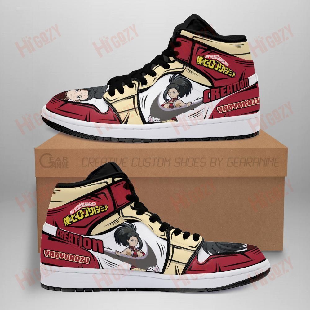 Bnha Momo Yaoyorozu Sneakers Custom Anime My Hero Academia Shoes