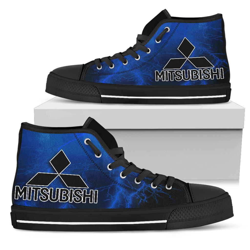 Mitsubishi Thunder High Top Shoes Blue