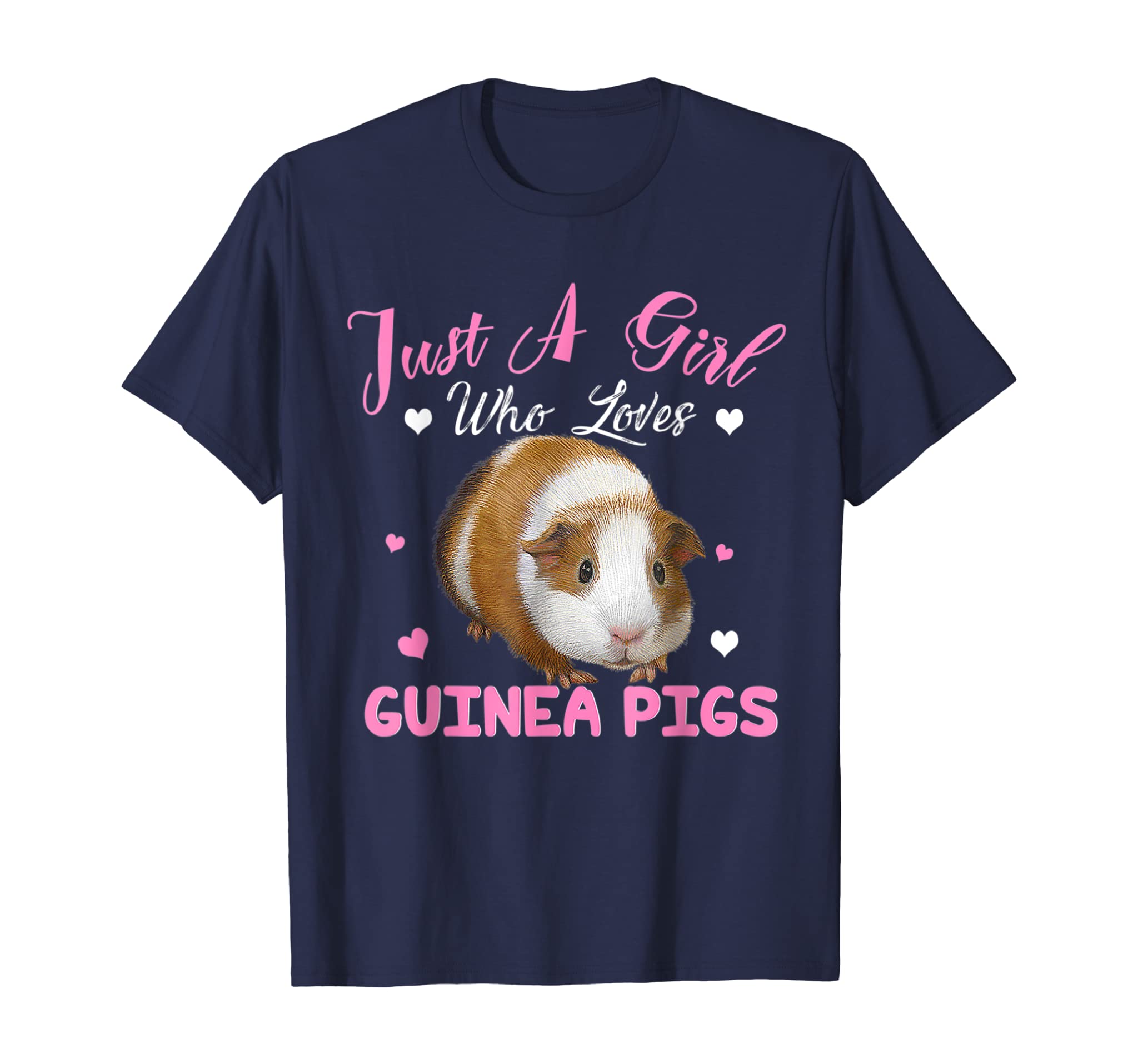 Guinea Pig Shirt Cute Funny Just A girl Who Loves Guinea Pig T-Shirt