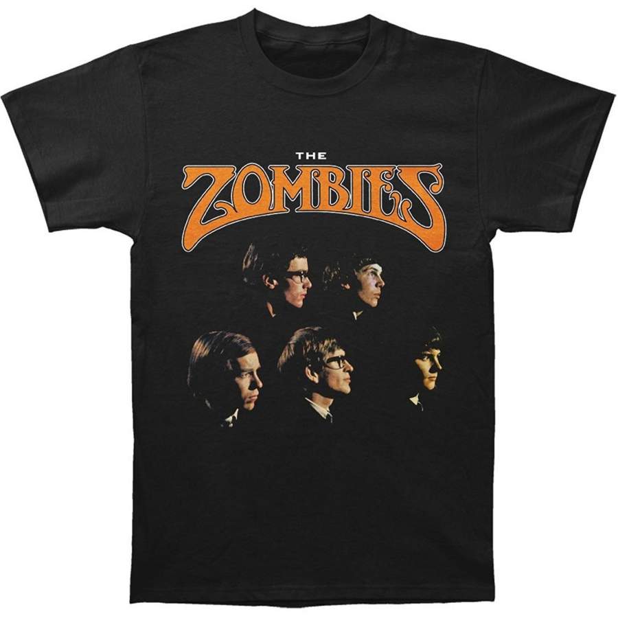 The Zombies English Rock Band Music Group The Singles Black T-Shirt