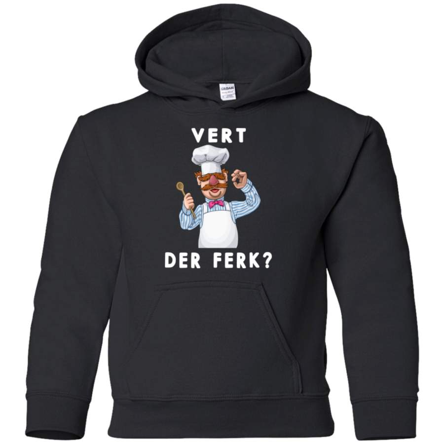 AGR Vert Der ferk Shirt Swedish Chef Tshirt Apron Kitchen Clothing Youth Pullover Hoodie