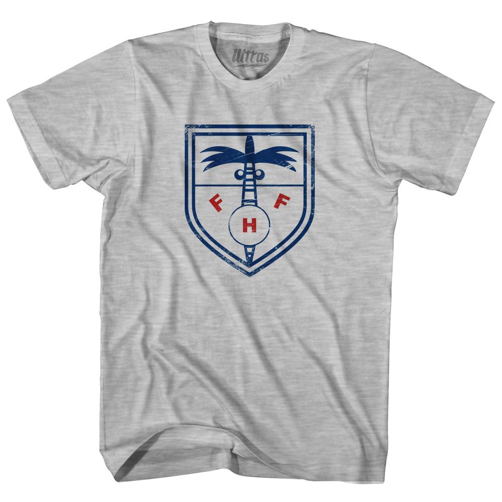 Vintage Haiti Soccer Crest Youth Cotton T-Shirt