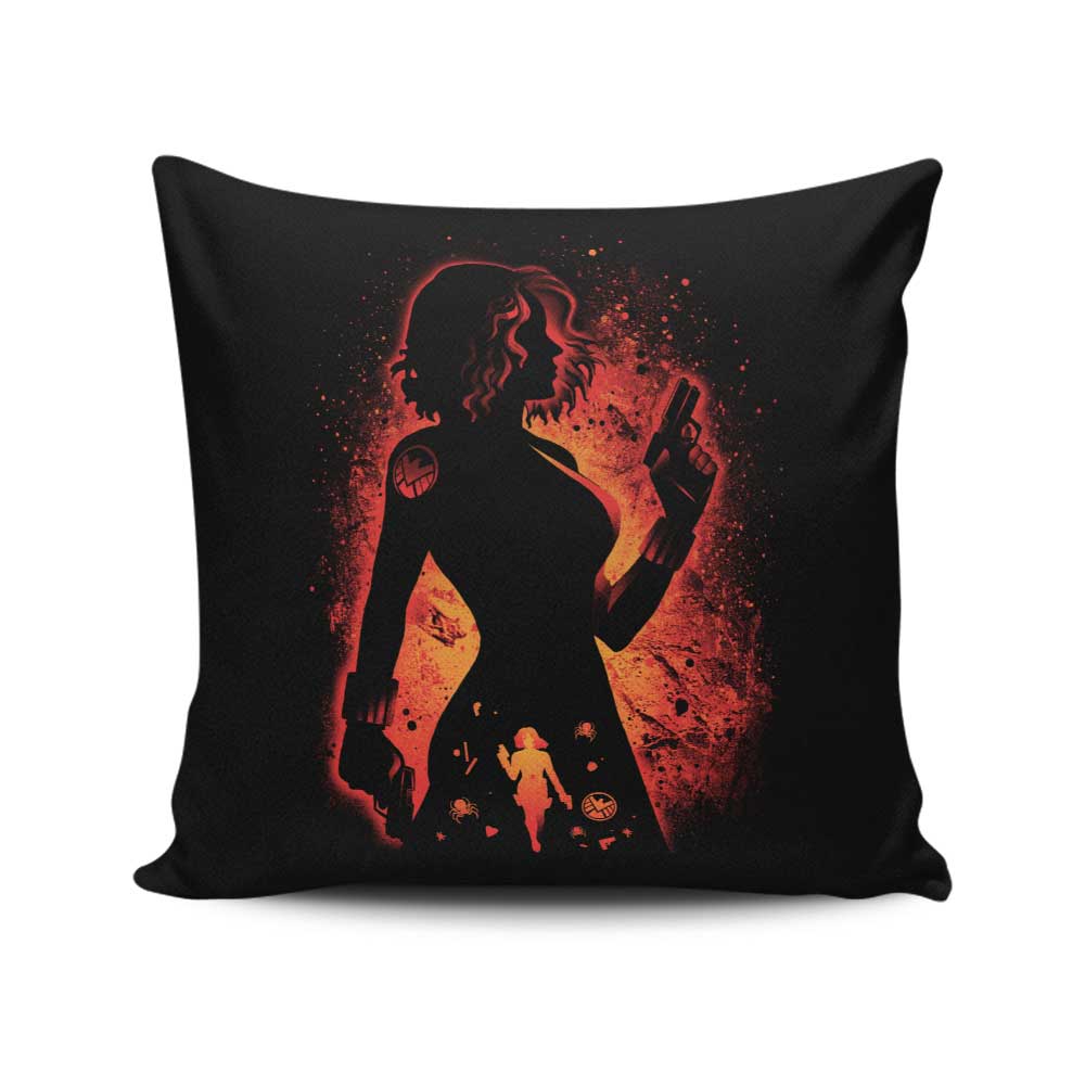 The Charming Black Widow – Throw Pillow