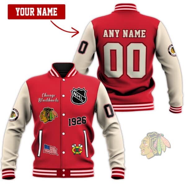 Baseball Jacket Chicago Blackhawks