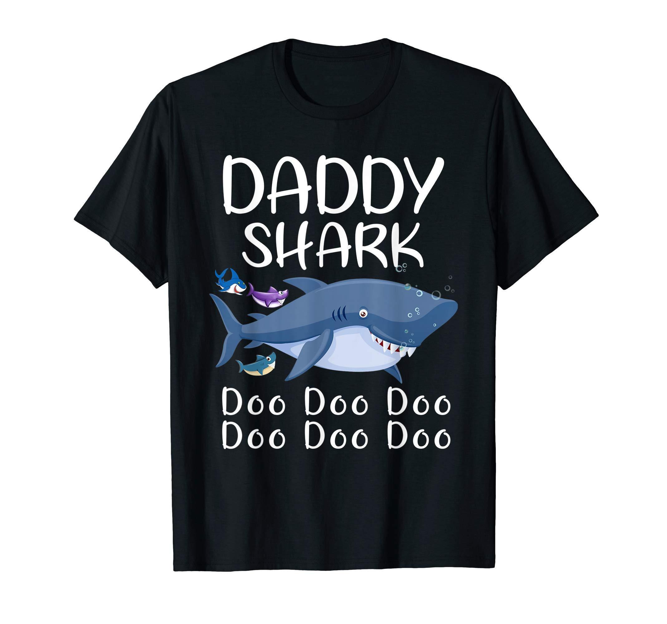 Daddy Shark Doo Doo Doo Gifts Matching Family T-Shirt T-Shirt