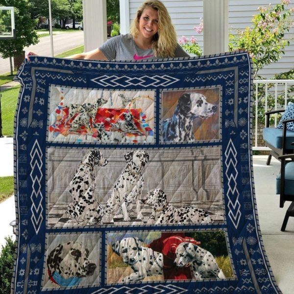 Dalmatian Qui50001 3D Quilt Blanket HGM50