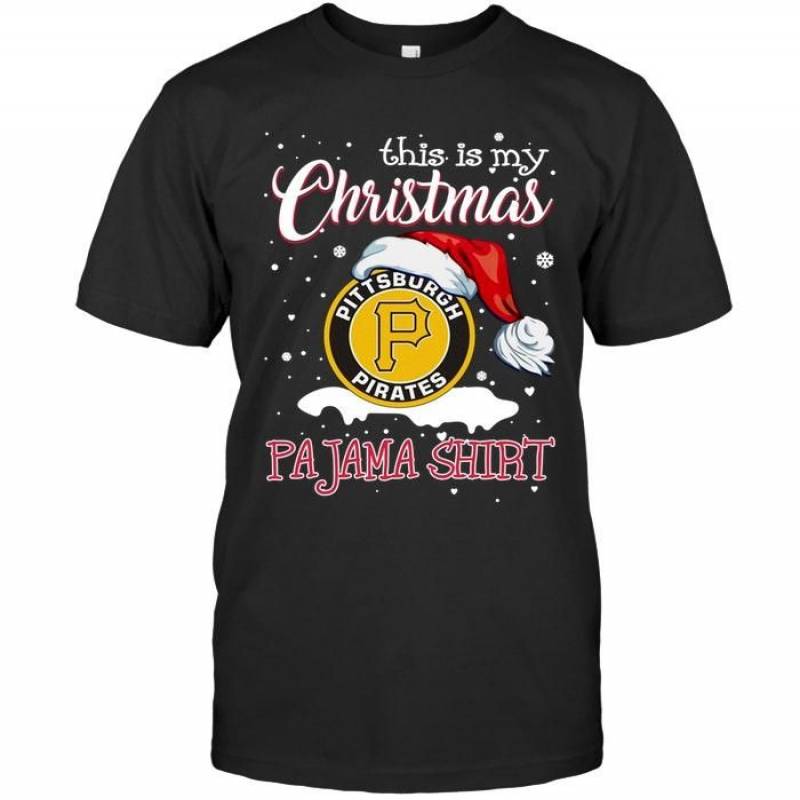 This Is My Christmas Pittsburgh Pirates Pajama Shirt T Shirt – Gearpenguin.com