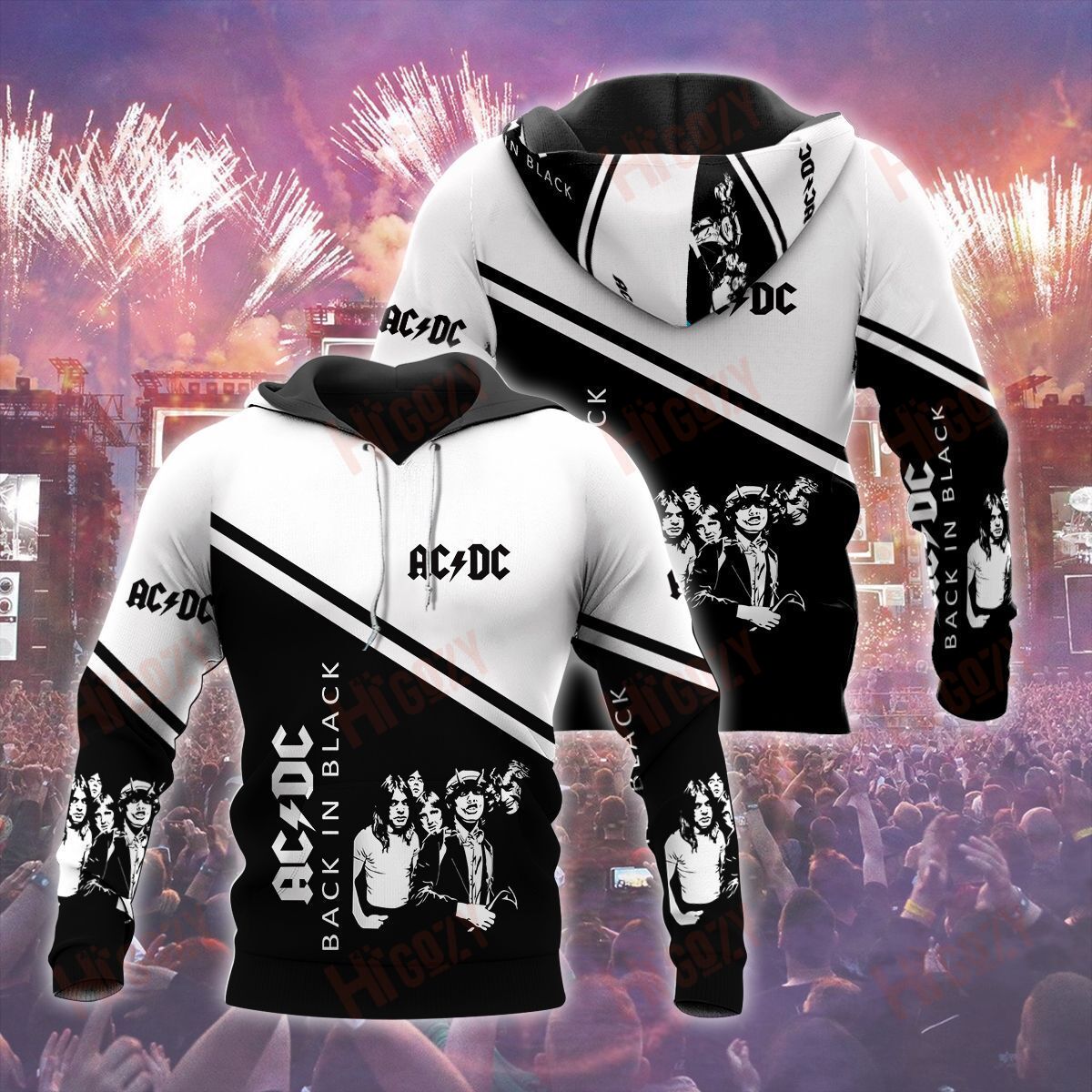 Ac/Dc Hoodie 3D – V040