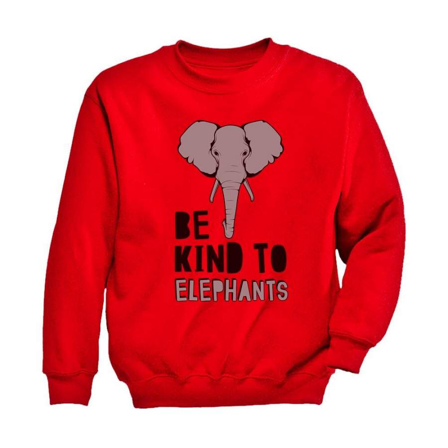 Be Kind To Elephants Support Toddler/Kids Sweatshirt