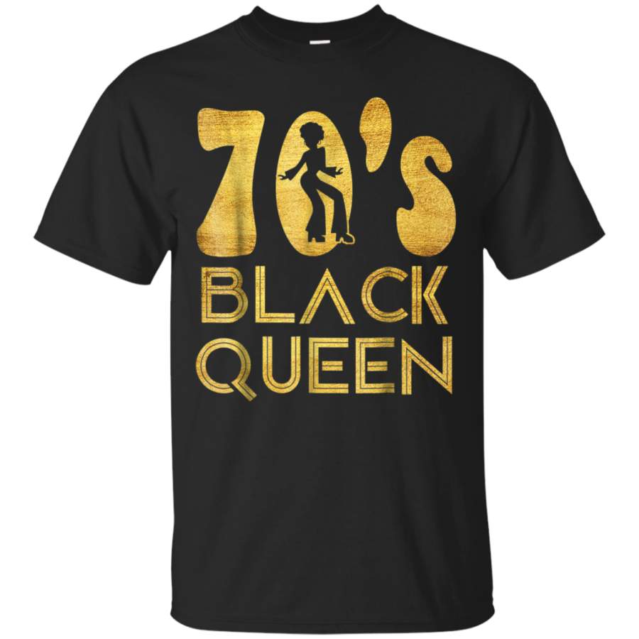 AGR 70s Black Queen T-Shirt – Seventies Halloween Tee