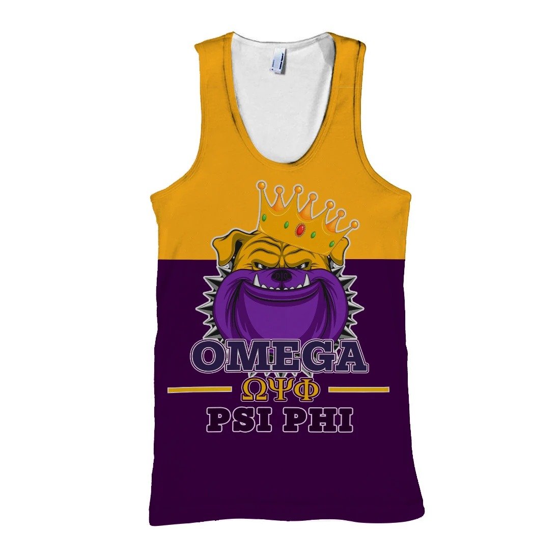 Masonstars Tank Top – Omega Psi Phi King Of Bulldog Tank Top J5