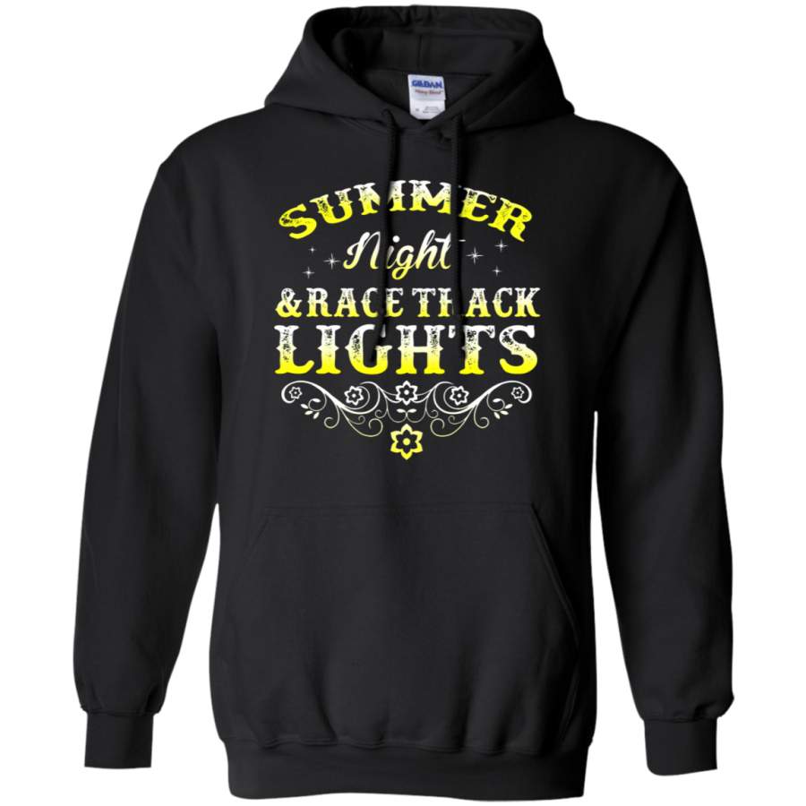 AGR Summer Night And Race Track Lights Racing Hoodie