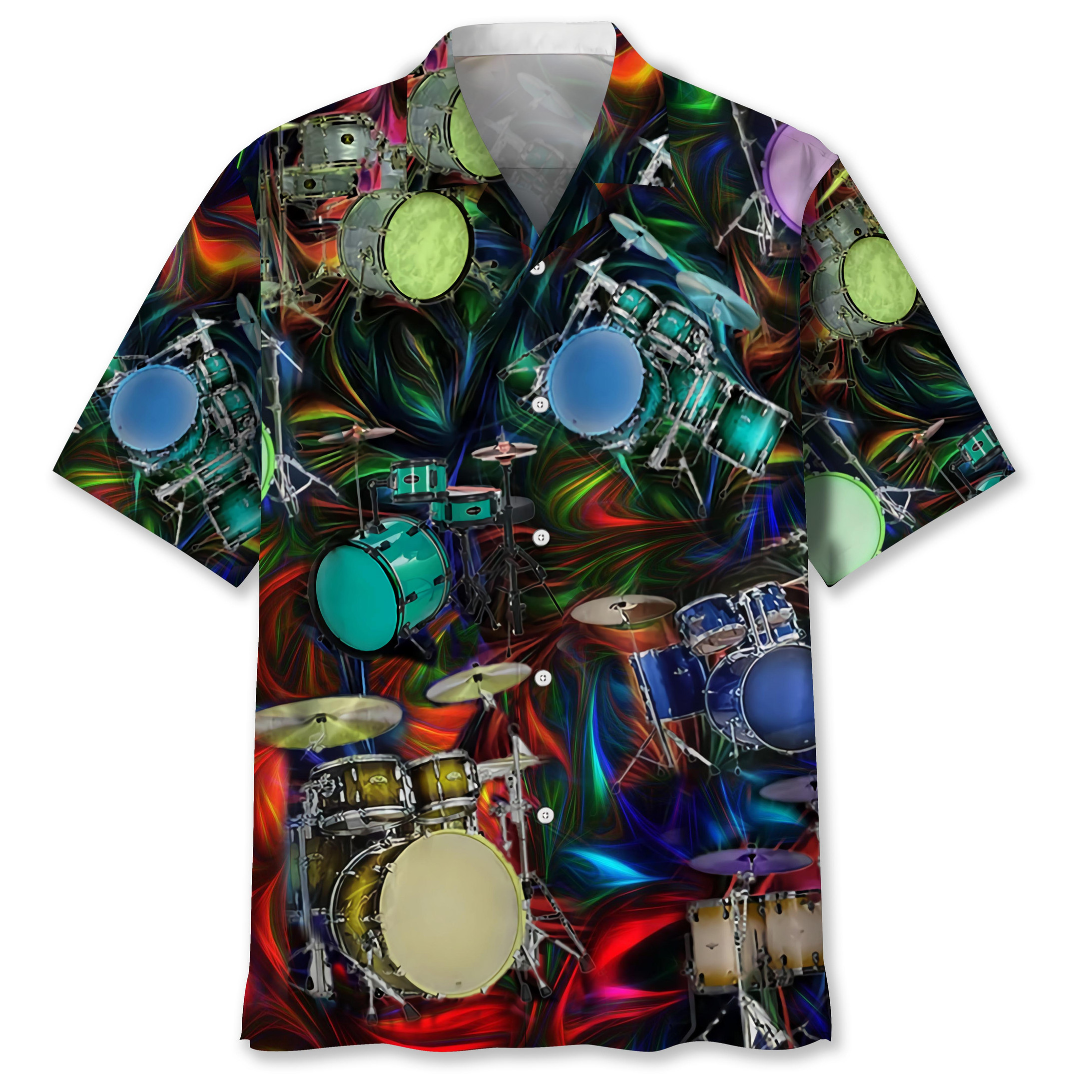 Drum Light Hawaii Shirt Ha75853