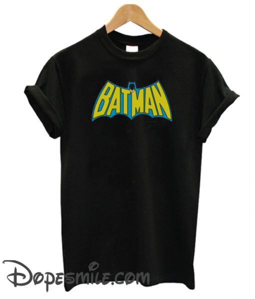 Batman  Vintage Yellow Blue Logo Cool  Cool  T-Shirt