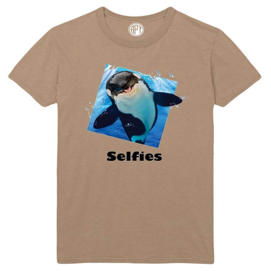 Whale Selfie Printed T-Shirt Tall