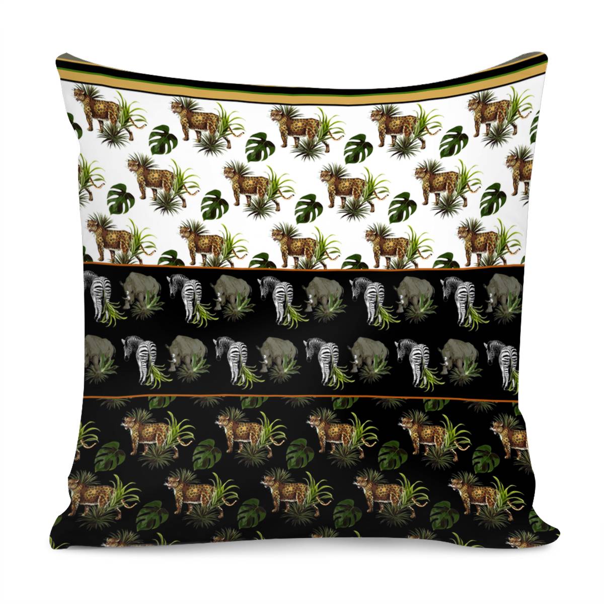 African Animals Pillow Cover