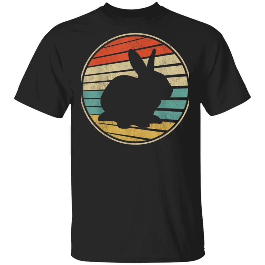 Cool Rabbit Gift Retro Vintage 70s 80s bunny Lover Fun  Shirt