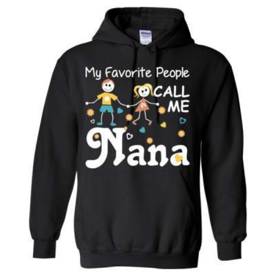 AGR My Favorite People Call Me Nana – Heavy Blend™ Hooded Sweatshirt