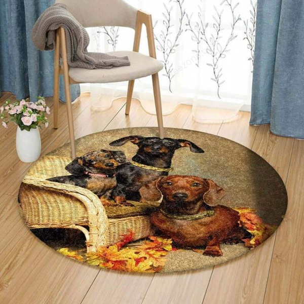 Dachshund Limited Edition Round  Sku 268361 Rug