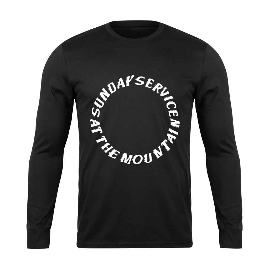 Sunday Service At The Mountain Kanye West Coachella Long Sleeve T-Shirt