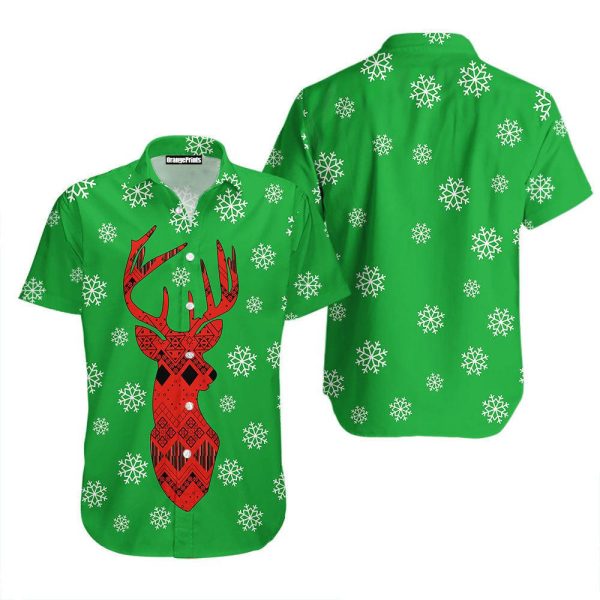 Green Xmas Hawaii Shirt For Men Women Ha92055