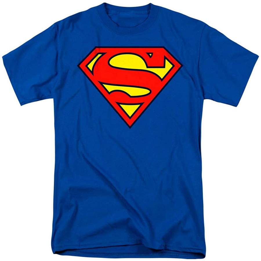 Superman Classic Shield Logo T Shirt – Kabusvuya