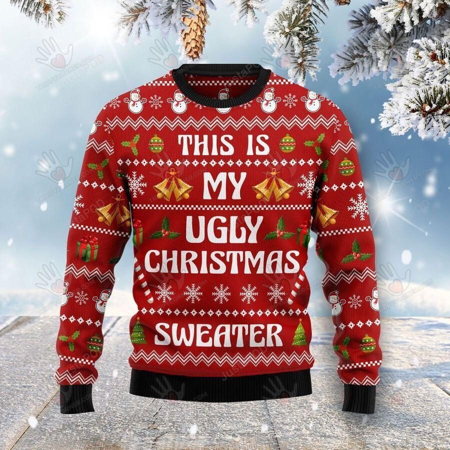 This Is My Ugly Christmas Ugly Christmas Sweater, All Over… Ugly Sweater Christmas Gift