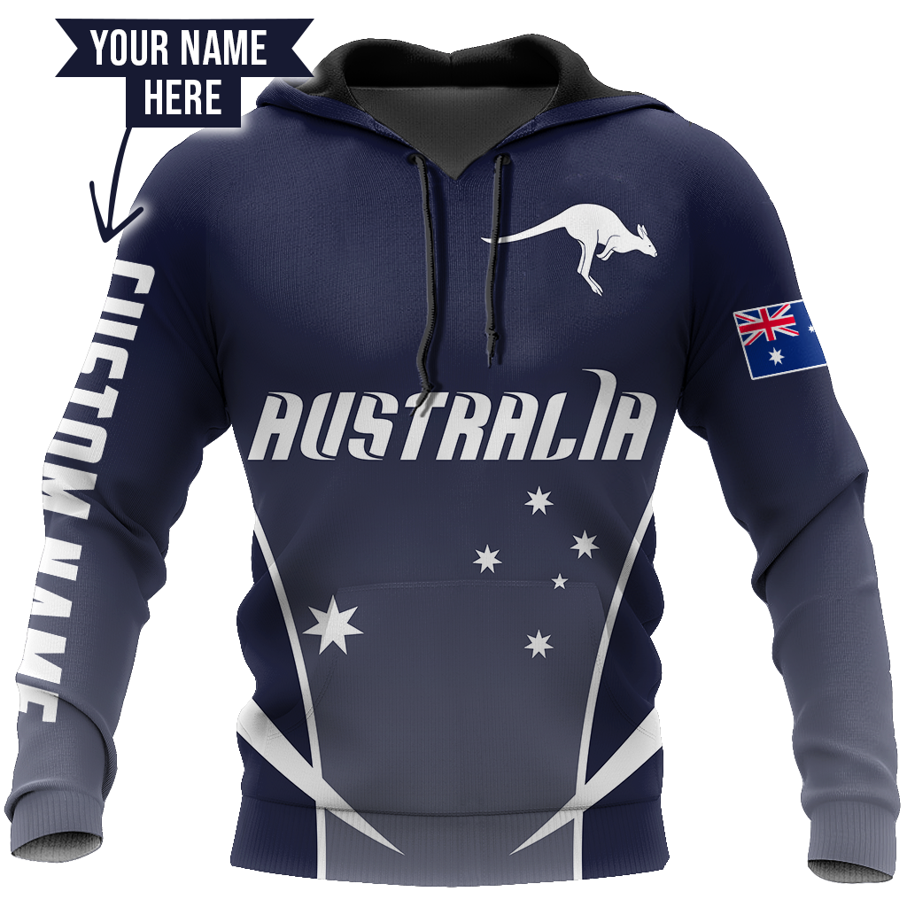 Australia active special custom name unisex 3d print shirts