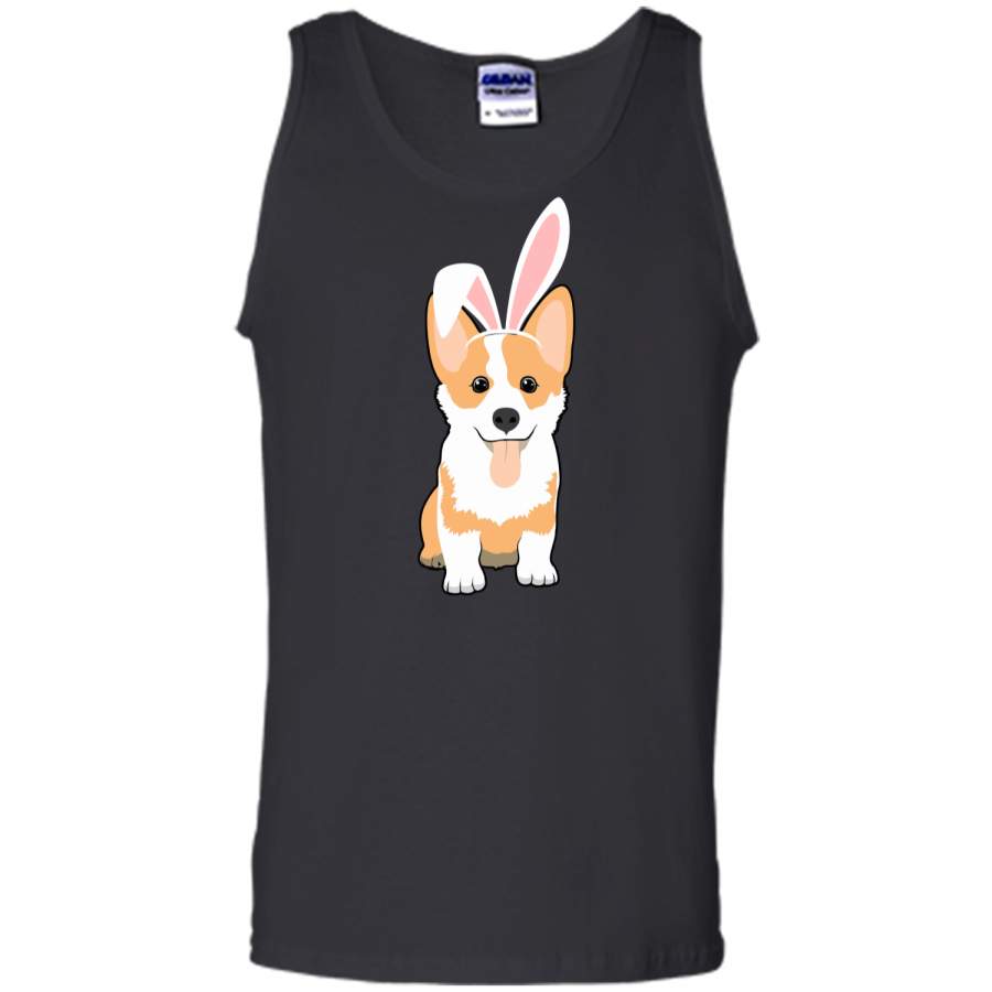 Corgi Easter Day Bunny Dog Lover Shirt Tank Top