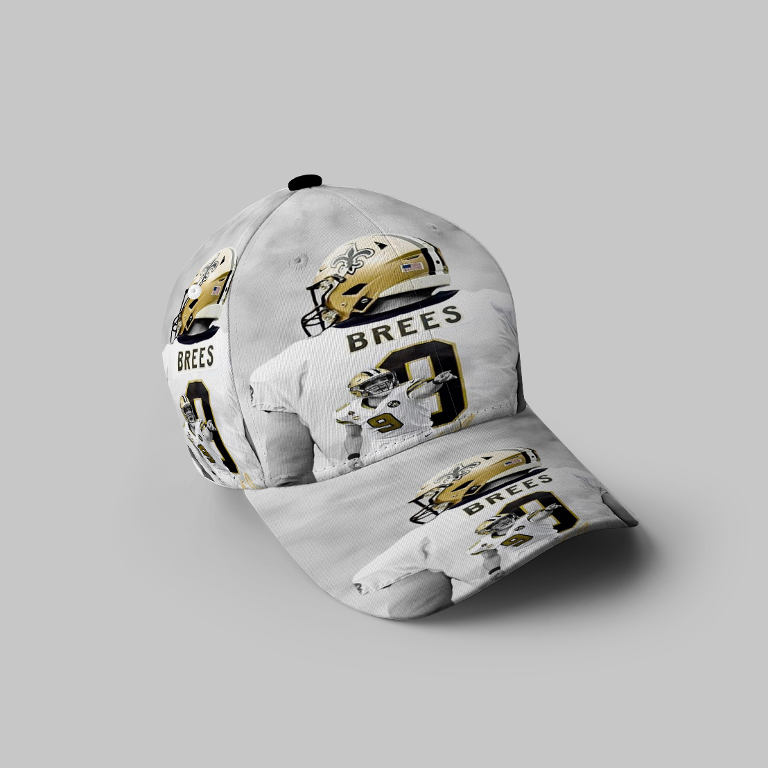 New Orleans Saints Drew Brees1 3D Printing Baseball Cap Classic Hat