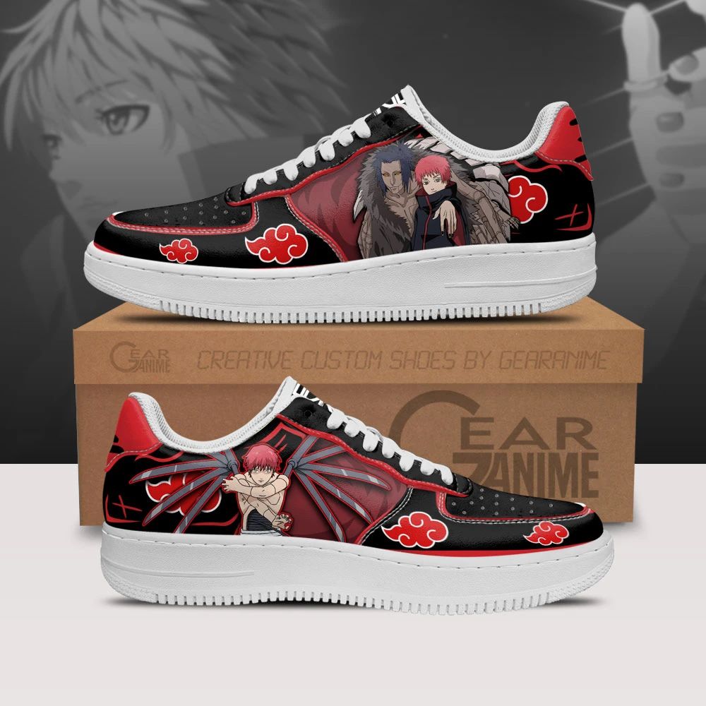 Akatsuki Sasori Air Sneakers Custom Anime Naruto Shoes Unisex Men Women