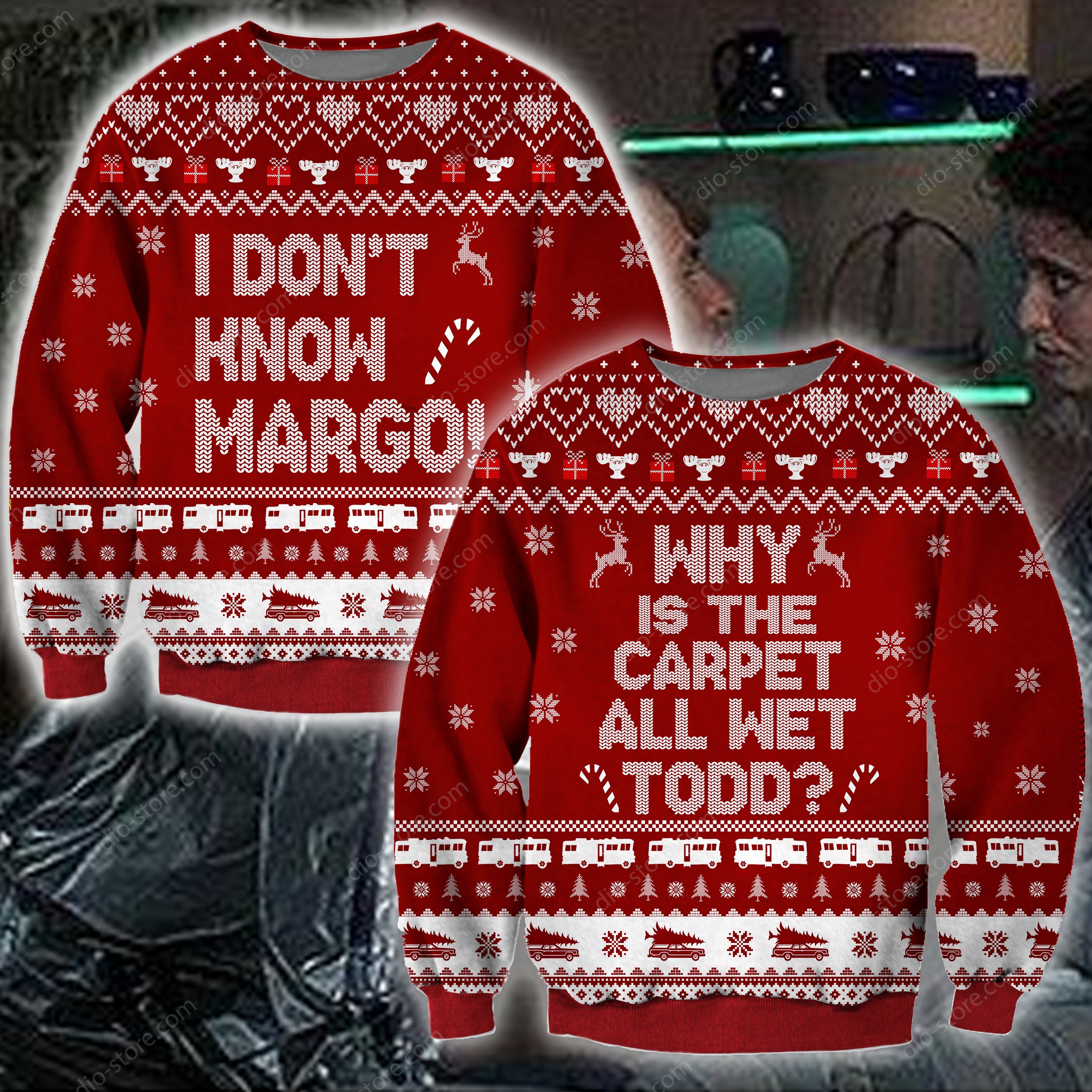 Todd- I Dont Know Margo Knitting Pattern 3D Print Ugly Christmas Sweater Hoodie All Over Printed Cint10515