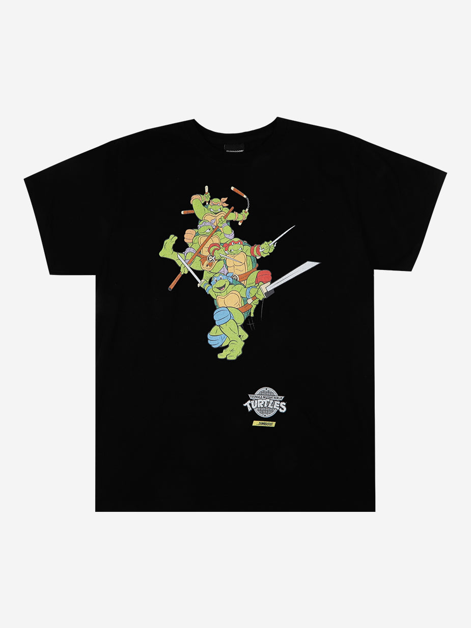 Turtles Black Tee