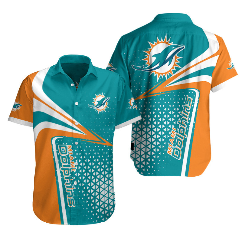 Miami Dolphins Button Shirts Bg10