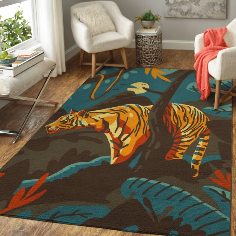 Eye Of The Tiger – Animals Area Rug Carpet