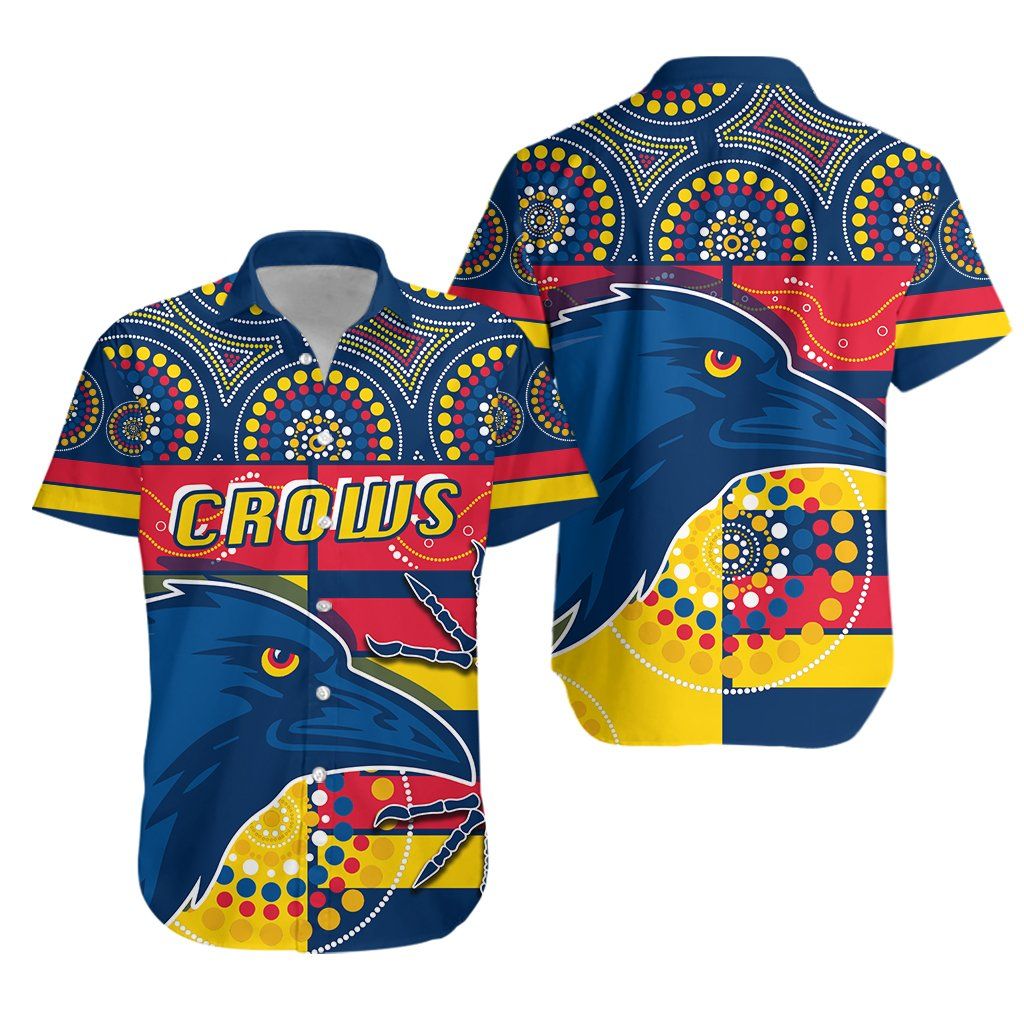 Adelaide Hawaiian Shirt Indigenous Crows K13