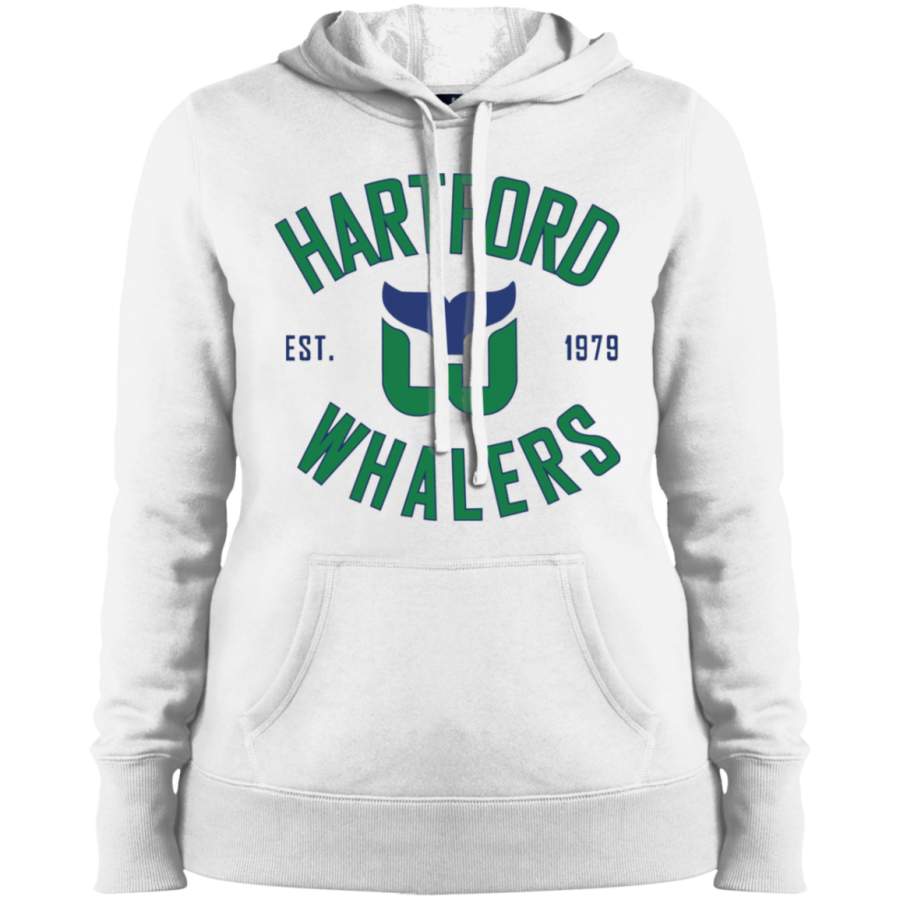 AGR Hartford whalers Ladies’ Pullover Hooded Sweatshirt