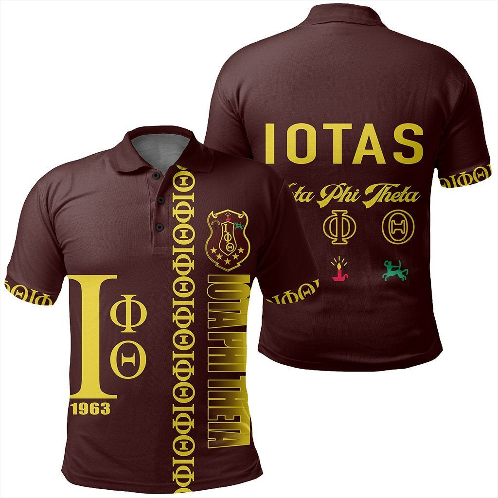 Greek Life Polo – Brown Iota Phi Theta  Polo Shirt