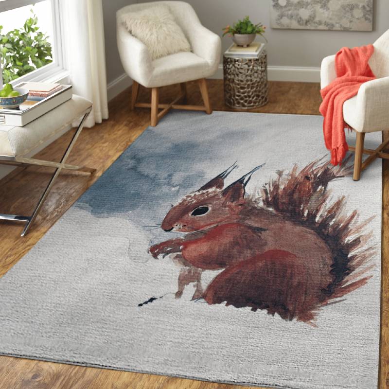 04GDFEB19 – Water Color Animals Area Rug Carpet