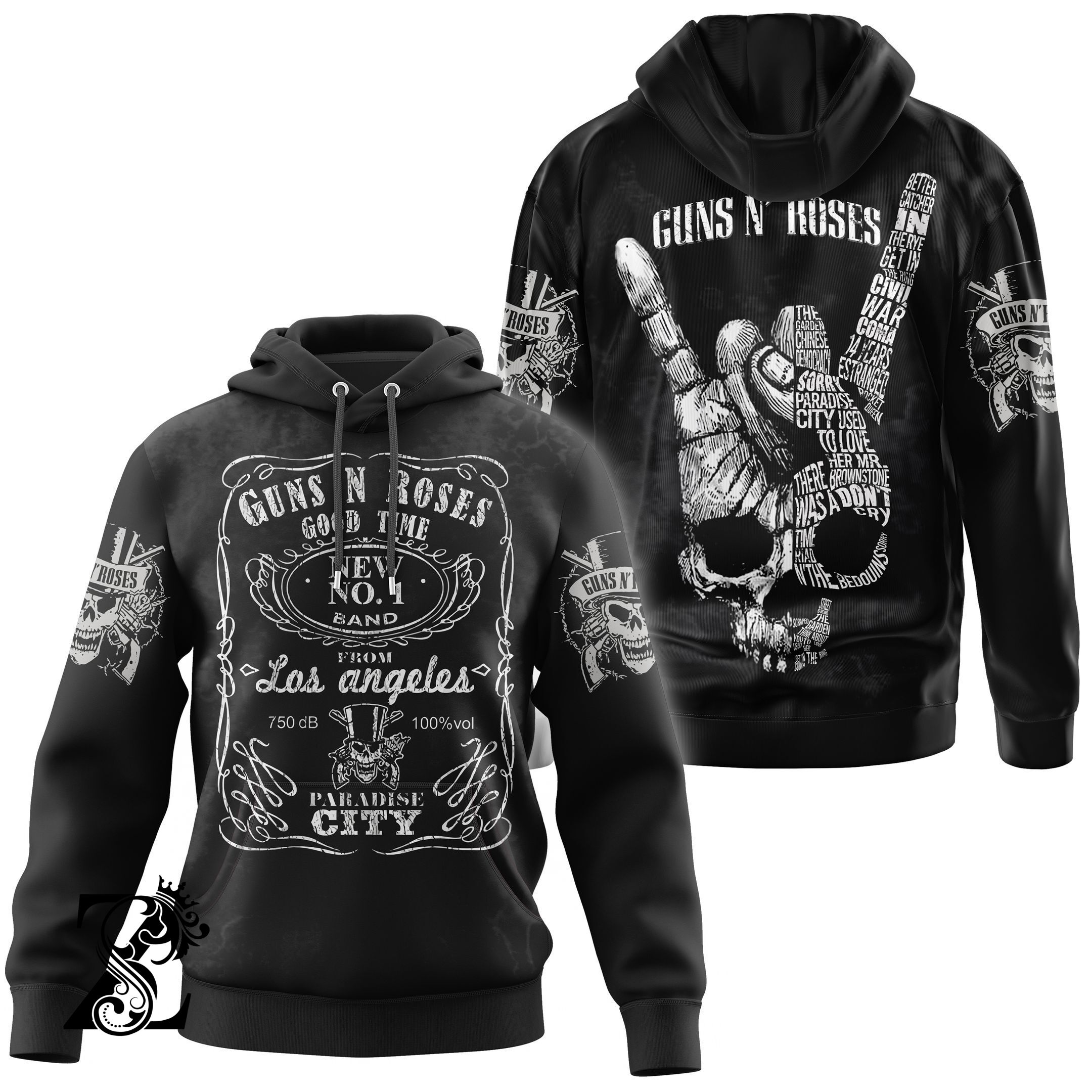 Gnr Rockhand Skull Shirt - TattoosCafe