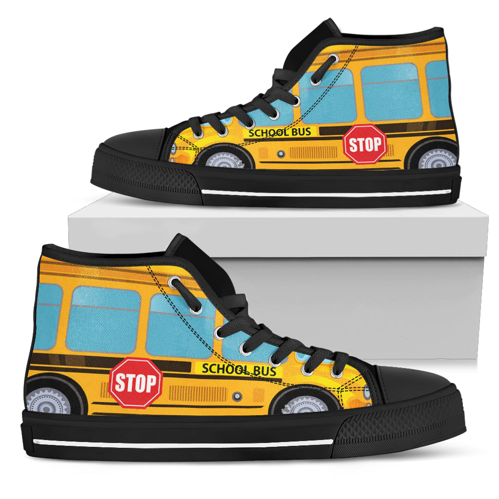 School Bus Shoes Stop Sign