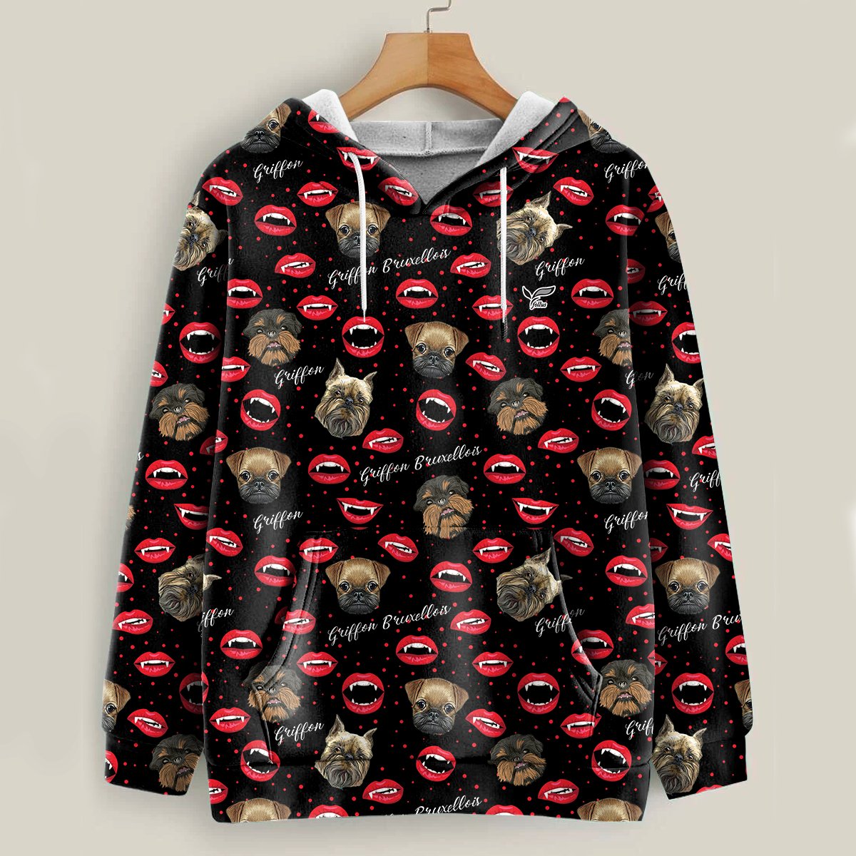 Baby Come Here – Griffon Bruxellois Halloween Hoodie