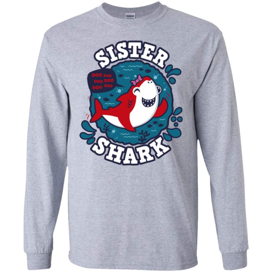 Shark Family trazo – Sister Men’s Long Sleeve T-Shirt