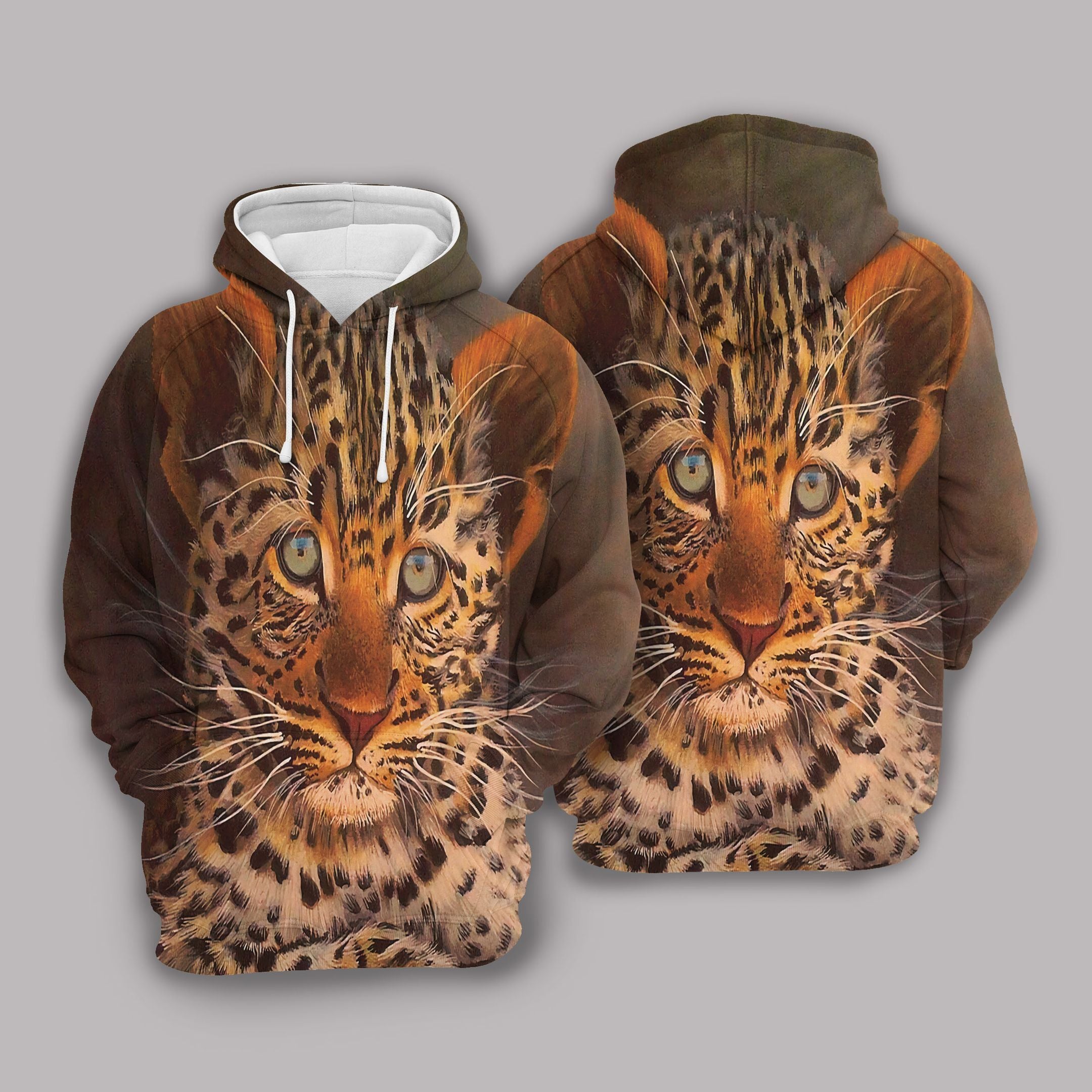 African Leopard Hoodie Bt08