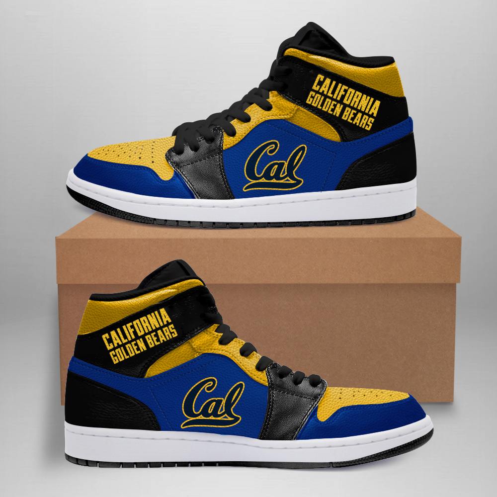 California Golden Bears Black Air Jordan Sneakers Shoes